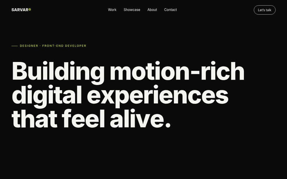 Portfolio / Landing